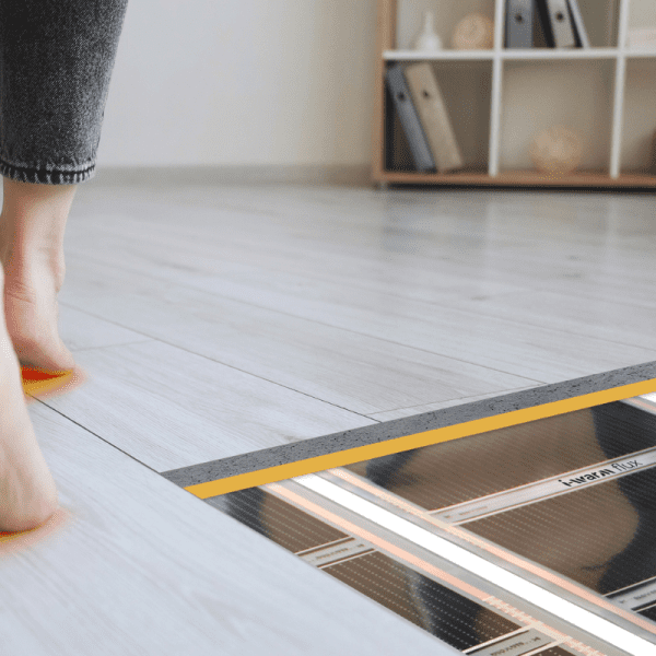 i-warm flux m2 retrofit infrared underfloor heating