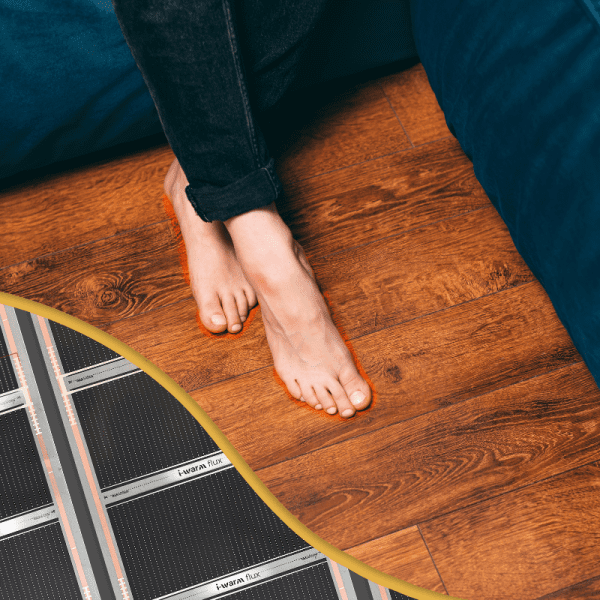 i-warm flux m2 retrofit infrared underfloor heating