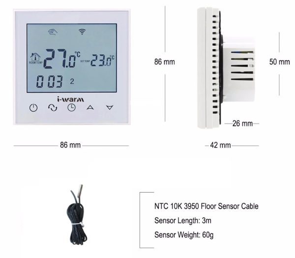 i-warm thermostat IWT-16A-W - Image 7